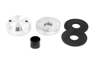 Комплект торцевого крепления несущего стекла, гайка-шайба Ø50х10х18 мм с внутренней резьбой М16, шлифованный AISI 304 k277-8 купить в Алматы Комплект торцевого крепления несущего стекла, гайка-шайба Ø50х10х18 мм с внутренней резьбой М16, шлифованный AISI 304 k277-8 купить в Алматы