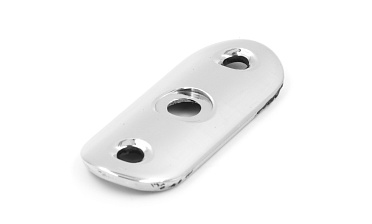 Лодочка (ложемент) под поручень Ø50.8 мм, литой, полированный, нержавеющая AISI 304 k046-50 купить в Алматы