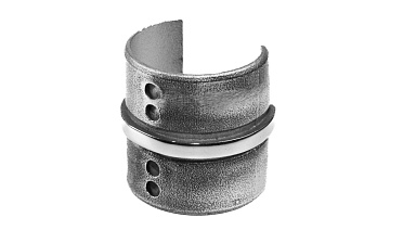 Соединитель с пазом на трубу Ø48.3 мм, полированный (AISI 304) k236 купить в Алматы