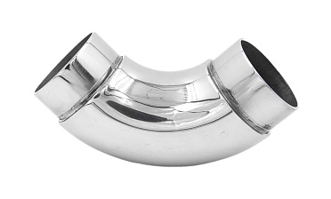 Отвод поручня под Ø42.4х1.5 мм, 90°, литой, полированный 600 Grit, с двумя установочными кольцами  (aisi 316) k383-5 купить в Алматы Отвод поручня под Ø42.4х1.5 мм, 90°, литой, полированный 600 Grit, с двумя установочными кольцами  (aisi 316) k383-5 купить в Алматы