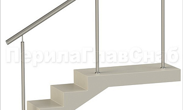 Нержавеющие ограждения без ригелей для крыльца купить в Алматы