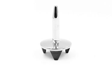 Наконечник палец (солдатик) на стойку Ø50.8х1.5 мм, без ложемента, удлиненный 70 мм, облегченный, литой, полированный, нержавеющий AISI 304 k557 купить в Алматы