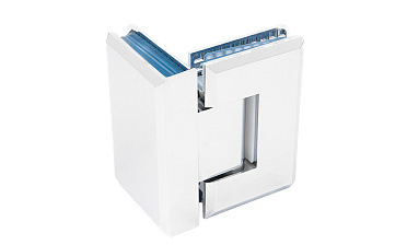 Петля для душевой кабины стекло-стекло 90° 90х55 мм полированный  t304 PSS купить в Алматы