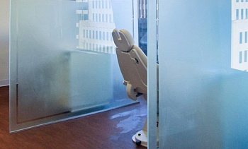 Стеклянные перегородки - вариант 6 в Алматы. Готовые проекты ПерилаГлавСнаб