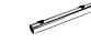Труба AISI 304 25х1х6000, с перфорацией под  Ø16, 90°, GRIT 600 837-4
