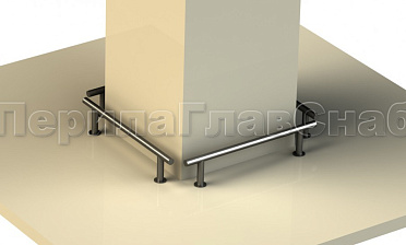 Защитный отбойник для автомобилей из черного металла купить в Алматы