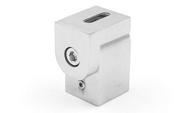 Держатель труба-стена, регулируемый, Ø19 мм, нерж., шлифованный t908 SSS купить в Алматы