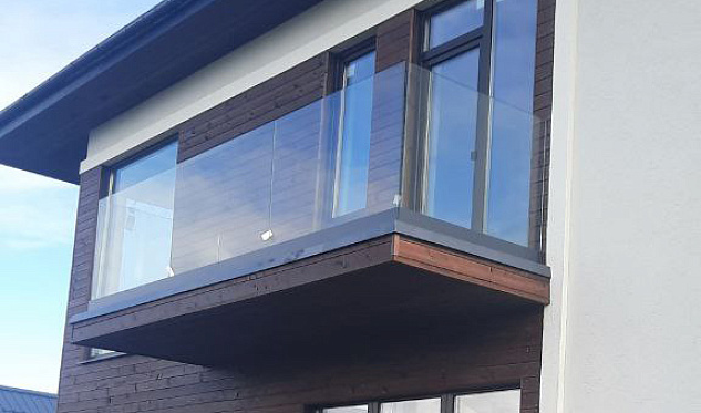 Частный дом балкон в Алматы. Готовые проекты ПерилаГлавСнаб