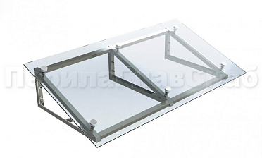 Козырек на треугольном скате на спайдерах купить в Алматы