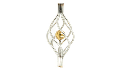 Декоративная вставка (корзинка) для стойки Ø25 мм, с золотым шаром k388-2 купить в Алматы