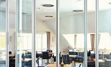 Стеклянные перегородки для зоны отдыха в офисе купить в Алматы