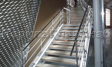 Нержавеющие перила и ограждения с подсветкой купить в Алматы