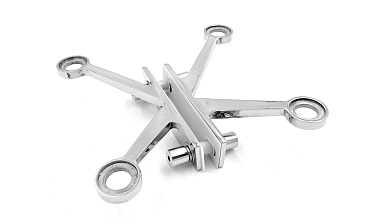 X-спайдер для установки на стеклянное ребро AISI 304 k290-X купить в Алматы X-спайдер для установки на стеклянное ребро AISI 304 k290-X купить в Алматы