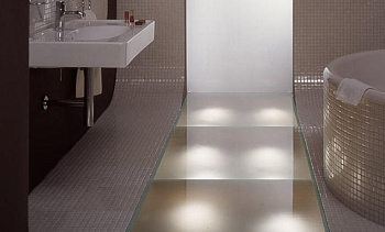 Стеклянные полы в ванной в Алматы. Готовые проекты ПерилаГлавСнаб