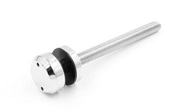 Комплект торцевого крепления несущего стекла, шпилька AISI316, гайка-шайба Ø50х10х18 мм с внутренней резьбой М16, полированный k277-2 купить в Алматы