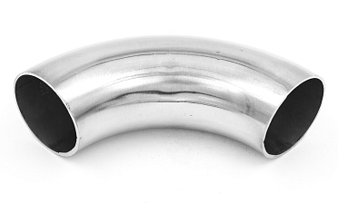 Длинный отвод поручня под сварку Ø50.8х180х1.5 мм, длина 180 мм, полированный 400 Grit, (aisi 304) k021-11 купить в Алматы Длинный отвод поручня под сварку Ø50.8х180х1.5 мм, длина 180 мм, полированный 400 Grit, (aisi 304) k021-11 купить в Алматы