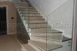 Ограждения лестничных маршей в Алматы. Готовые проекты ПерилаГлавСнаб - фото 9