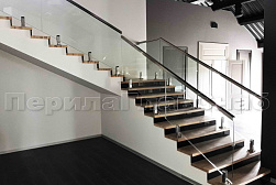 Ограждения лестничных маршей в Алматы. Готовые проекты ПерилаГлавСнаб - фото 10