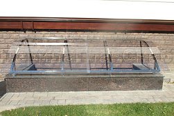 Козырьки и навесы на металлокаркасе в Алматы. Готовые проекты ПерилаГлавСнаб - фото 8