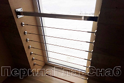 Ограждение на окна из нержавеющей стали в Алматы. Готовые проекты ПерилаГлавСнаб - фото 16