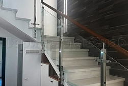 Ограждения лестничных маршей в Алматы. Готовые проекты ПерилаГлавСнаб - фото 11