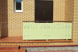 Стеклянные ограждения для улицы в Алматы. Готовые проекты ПерилаГлавСнаб - фото 4