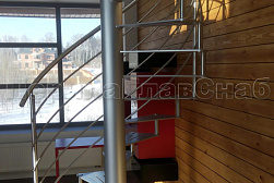 Ограждения для лестниц в Алматы. Готовые проекты ПерилаГлавСнаб - фото 26