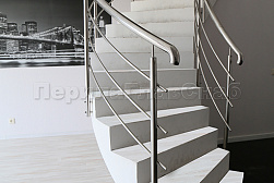 Перила для лестниц из металла в Алматы. Готовые проекты ПерилаГлавСнаб - фото 7