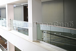 Стеклянные ограждения для торговых  и бизнес центров в Алматы. Готовые проекты ПерилаГлавСнаб - фото 18