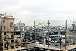 Ограждения из нержавейки со стеклом в Алматы. Готовые проекты ПерилаГлавСнаб - фото 15