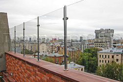 Ограждения из нержавейки со стеклом в Алматы. Готовые проекты ПерилаГлавСнаб - фото 8