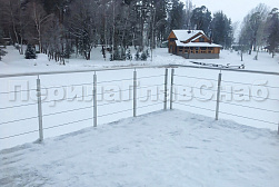 Перила и ограждения для террас в Алматы. Готовые проекты ПерилаГлавСнаб - фото 17