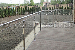 Ограждения для террас в Алматы. Готовые проекты ПерилаГлавСнаб - фото 24