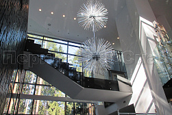 Стеклянные перила для лестниц в Алматы. Готовые проекты ПерилаГлавСнаб - фото 19