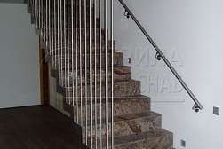 Перила и ограждения с вертикальным заполнением в Алматы. Готовые проекты ПерилаГлавСнаб - фото 17