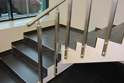 Перила и ограждения с вертикальным заполнением в Алматы. Готовые проекты ПерилаГлавСнаб - фото 13