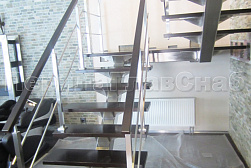 Ограждения для лестниц в Алматы. Готовые проекты ПерилаГлавСнаб - фото 28