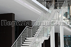 Ограждения из нержавейки со стеклом в Алматы. Готовые проекты ПерилаГлавСнаб - фото 22