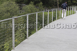 Тросовые ограждения в Алматы. Готовые проекты ПерилаГлавСнаб - фото 5