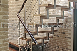 Ограждения для лестниц в Алматы. Готовые проекты ПерилаГлавСнаб - фото 9