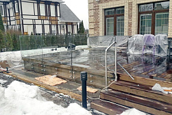 Ограждения для террас в Алматы. Готовые проекты ПерилаГлавСнаб - фото 22