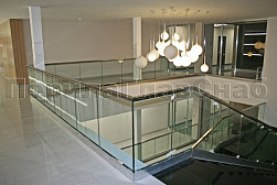 Стеклянные ограждения для торговых  и бизнес центров в Алматы. Готовые проекты ПерилаГлавСнаб - фото 17