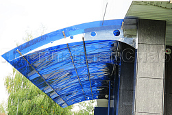 Консольные козырьки и навесы в Алматы. Готовые проекты ПерилаГлавСнаб - фото 3