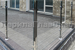 Перила и ограждения для террас в Алматы. Готовые проекты ПерилаГлавСнаб - фото 21