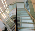 Стеклянные ступени и площадки для колодезной лестницы в Алматы. Готовые проекты ПерилаГлавСнаб - фото 1