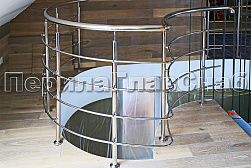 Четырёх и многоригельные перила и ограждения в Алматы. Готовые проекты ПерилаГлавСнаб - фото 13