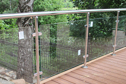 Ограждения для террас в Алматы. Готовые проекты ПерилаГлавСнаб - фото 7