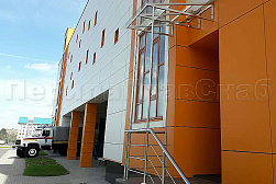 Козырьки и навесы на металлокаркасе в Алматы. Готовые проекты ПерилаГлавСнаб - фото 12