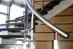 Перила и ограждения из нержавеющей стали с двумя ригелями в Алматы. Готовые проекты ПерилаГлавСнаб - фото 2 Перила и ограждения из нержавеющей стали с двумя ригелями в Алматы. Готовые проекты ПерилаГлавСнаб - фото 2