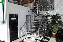 Ограждения для лестниц в Алматы. Готовые проекты ПерилаГлавСнаб - фото 4